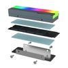 ARGB AURA Sync Computer 2280 SSD M2 Radiator Aluminum PC RGB M.2 Nvme Cooler Heatsink Solid State Drive Heat Sink Cooler