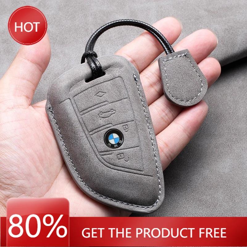 Hot 2025 Husă Carcasă Cheie Mașină Piele de Cămilă Fob Pentru BMW X1 X3 X5 X6 X7 Seria 1 3 5 6 7 G20 G30 G11 F15 F16 G01 G02 F48 Acce