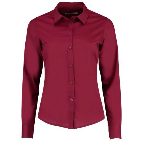 Kustom Kit Womens/Ladies Long Sleeve Poplin Shirt