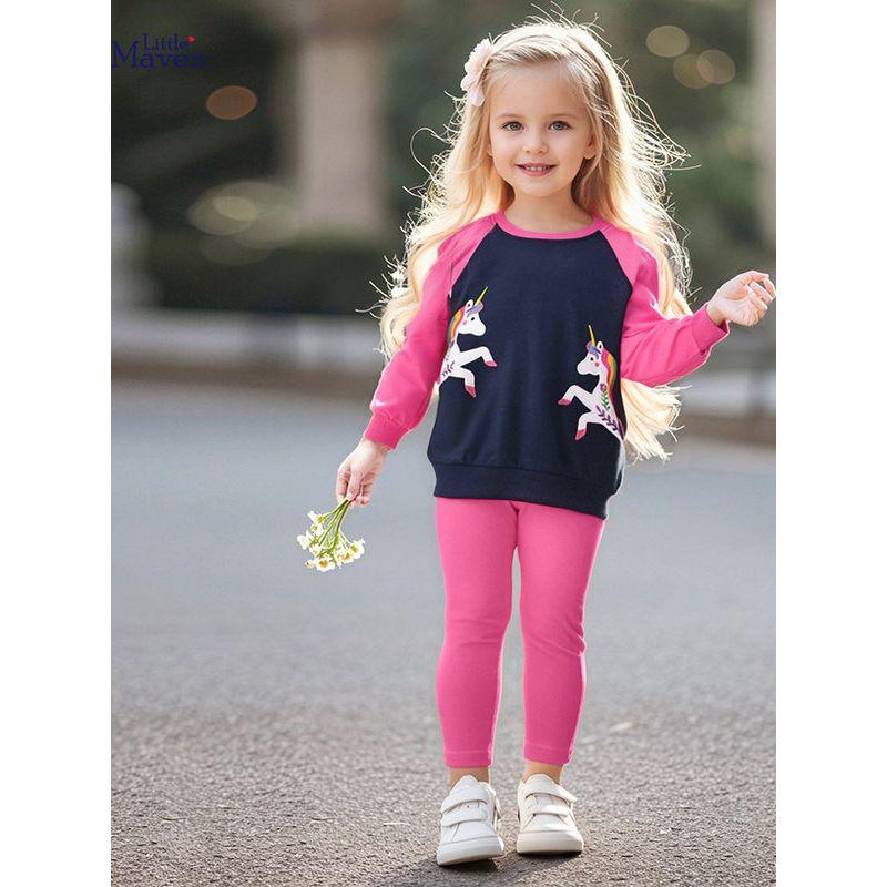 Little Maven Factory Cross-Border Children's Clothing Autumn Cartoon Children's Suit European and American Style Children's Suit