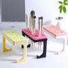 Support de séchage pour pinceaux de maquillage en silicone, étui de rangement pour set de maquillage, organisateur pour stylos à ongles et pinceaux de peinture, convient pour tous les diamètres de manche