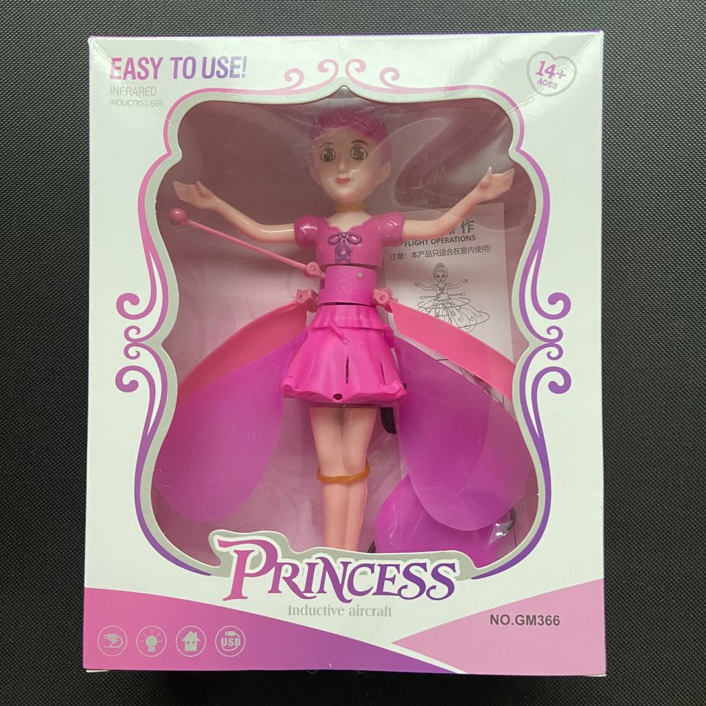 Flying Doll Dancing Simulation Helicopter Gesture Induction Machine Rotating Flying Plaything Luminous Children'S Plaything Present