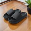 Mens Thick Bottom Eva Indoor Home Slide Shoes Slip-Resistant Suitable For Outside Wear Plush Comfort Home Slide Shoes For Men
