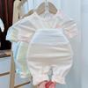 Baby Summer 2017 High-Waisted Belly Protection Pajamas - Infant Summer Style