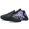 MLB Big Ball Chunky Abrasion Resistant Height Increasing Abrasion Resistant Height Increasing Low top Chunky Sneakers 3ASHC101N-50BKL(Team40SBOX)