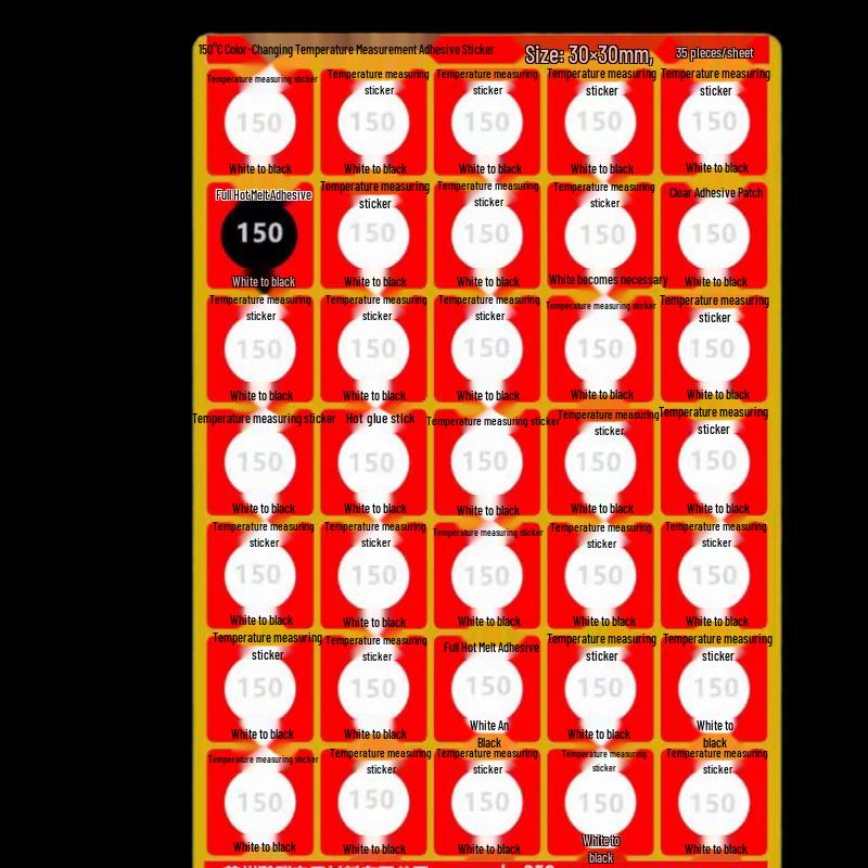 Αυτοκόλλητα Δείκτες Θερμοκρασίας Σιδηροδρομικής Γραμμής SW Mingran