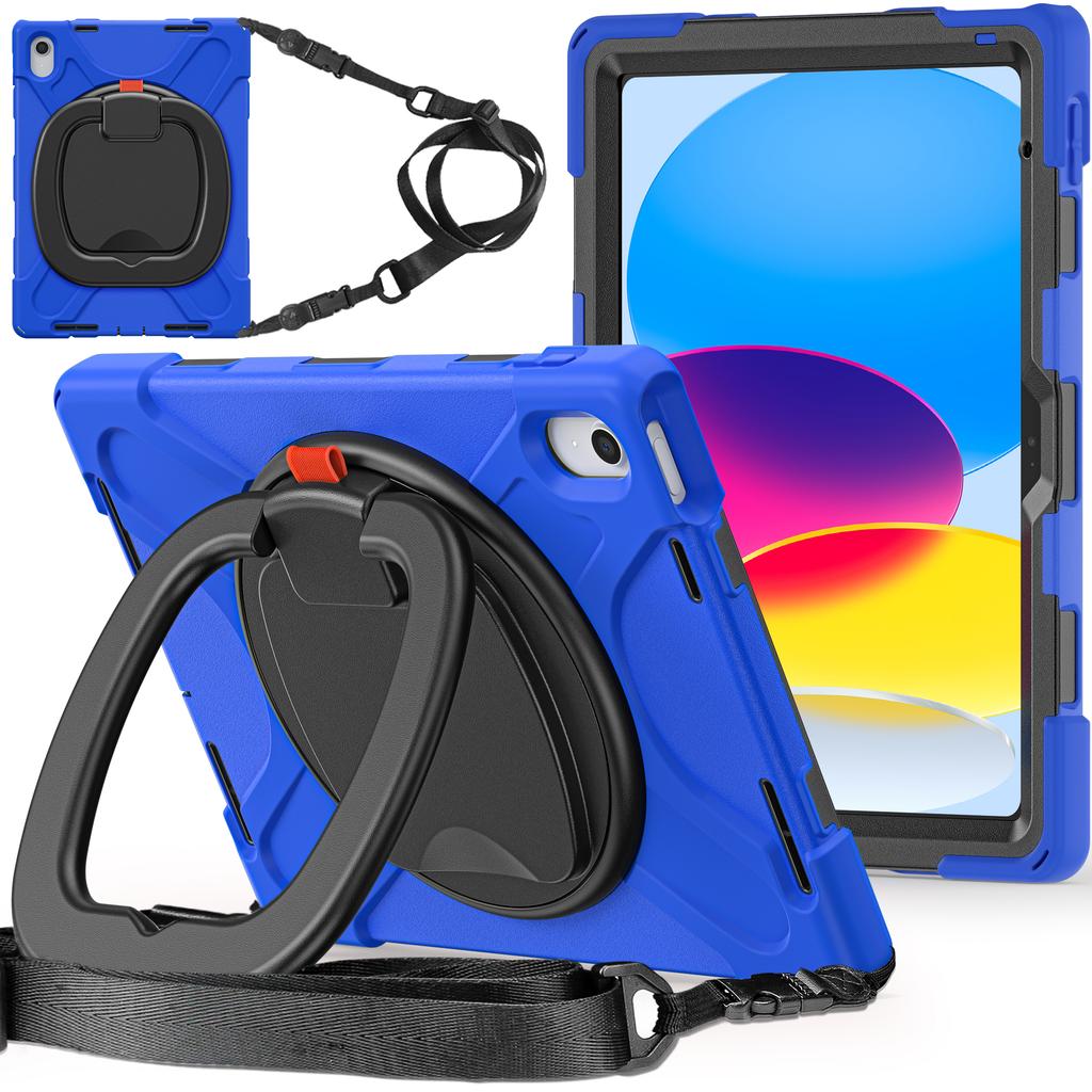 Armor Case Universal for IPad 2025 A16 11th 10.9 2022 10th Gen. A3354 A3355 A3356 A2757 A2777 A2696 Rotating Stand Hybrid Cover