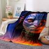Avatar Theme Printed Blanket - Perfect for Couch, Bed, Travel & Outdoor Use | Machine Washable, Cozy & Durable.