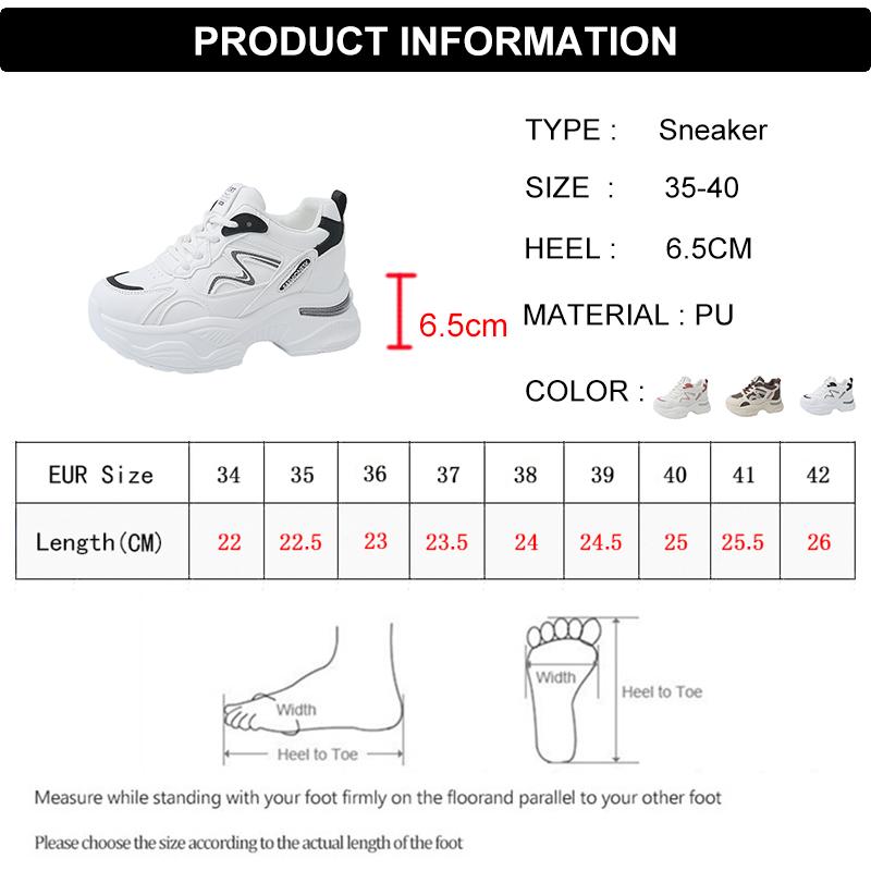 Fashion Fashion Mix Color Chunky Sneakers Women 2025 Spring Pu Leather Lace Up Platform Shoes Woman Thick Bottom Vulcanized Sneakers