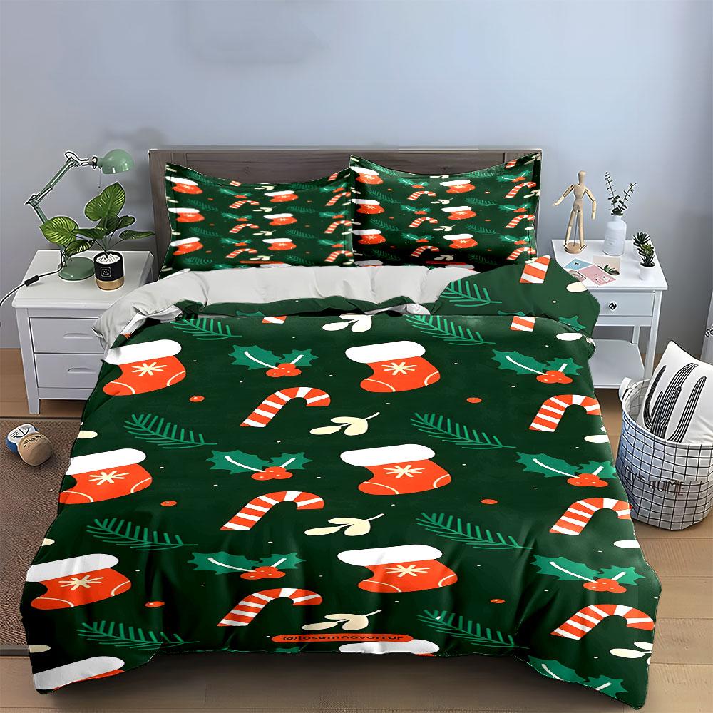 Festive winter charm Bedding sets Duvet cover sets Duvet covers Pillowcases(1*Duvet Cover 2*Pillowcases without duvet insert)
