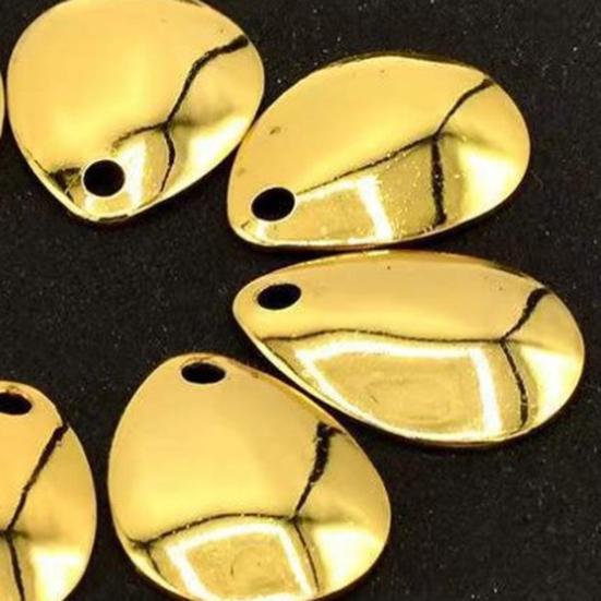 50Pcs Spinner Blades Bright Color Easy Spin Smooth Finish Wide Applications Anti-rust Fishing Attractor Compact Fishing Spoon Spinner