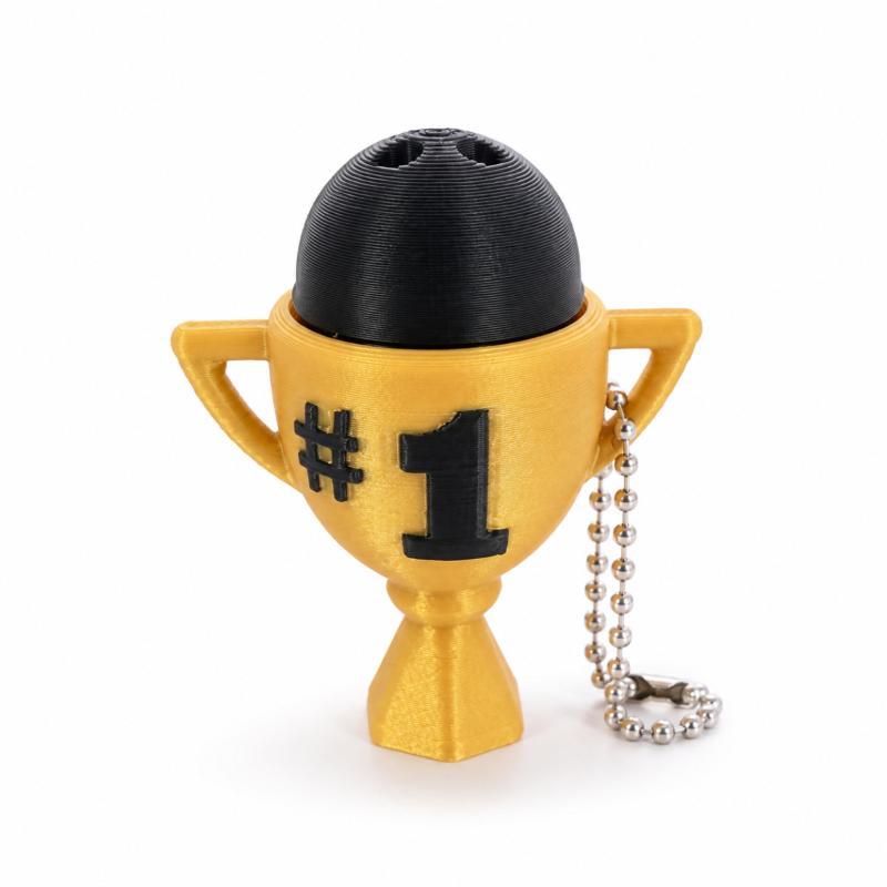 Trofeo Sportivo a Sfera Stampato in 3D Giocattolo Antistress Portachiavi Clicker Ciondolo Ecologico in PLA