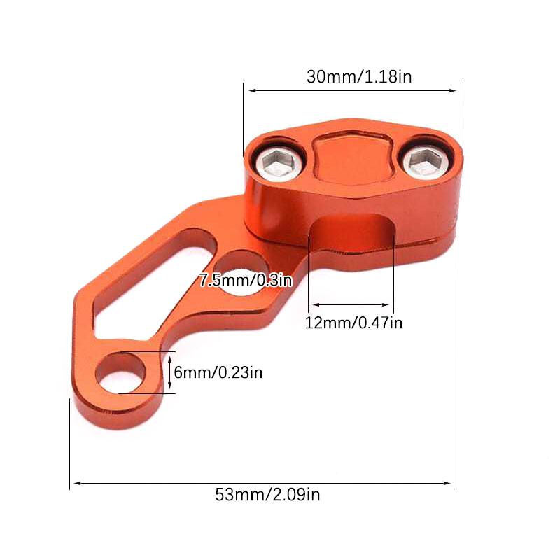 Bremszugklemme für Motorrad E-Bike Instrumentenkabelbaum Befestigungsclip Ölleitung Kraftstoffschlauch Bremskupplungsleitungshalter