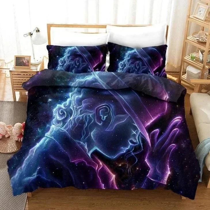 New 3D Print Michael Jackson Comfortable Duvet Quilt Cover Pillowcase Bedding Set Children Bedroom Decoration Home Textile