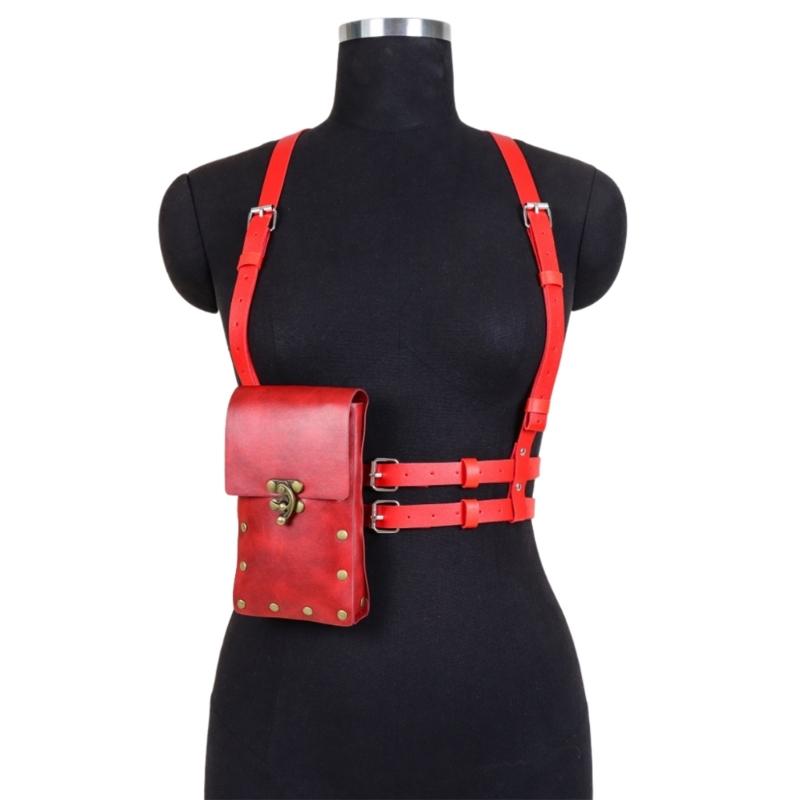 Renaissances Vikinges Costume Accessories,Medieval Pirate Bag Waist Harness Belt Halloween Renaissances Cosplay Costume