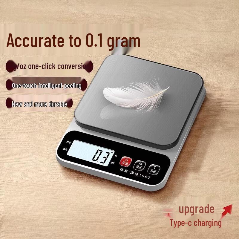 Hengxinruichu 0.1g Precision Kitchen Scale