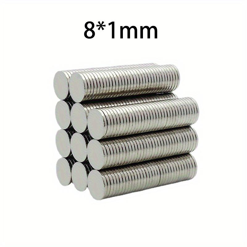 10pcs 8x1mm Disc Magnets – Strong, Thin & Durable Magnets