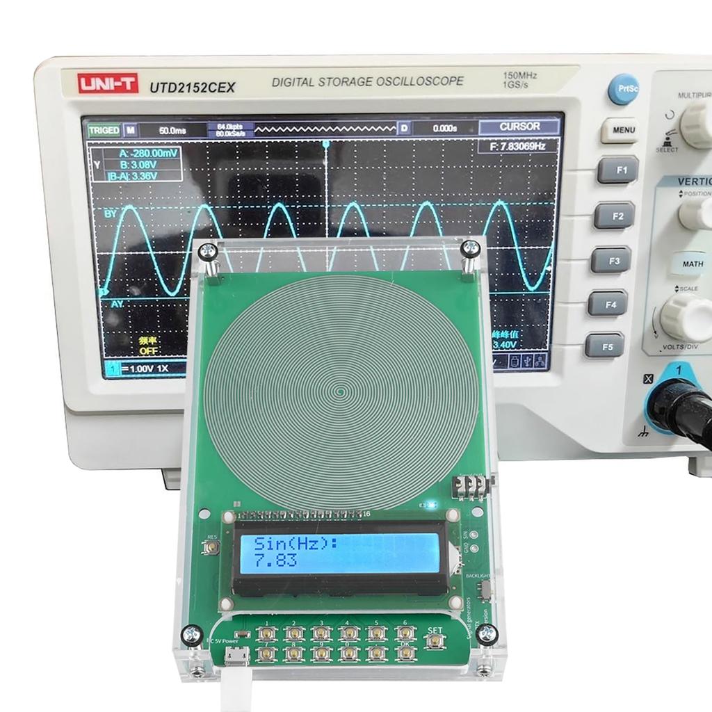 DC 4-15V 7.83Hz Schumann Wave Generator 0.01Hz~100000Hz Pure Sine FM Signal Generator Audio Resonator Sine Pulse Wave Generator