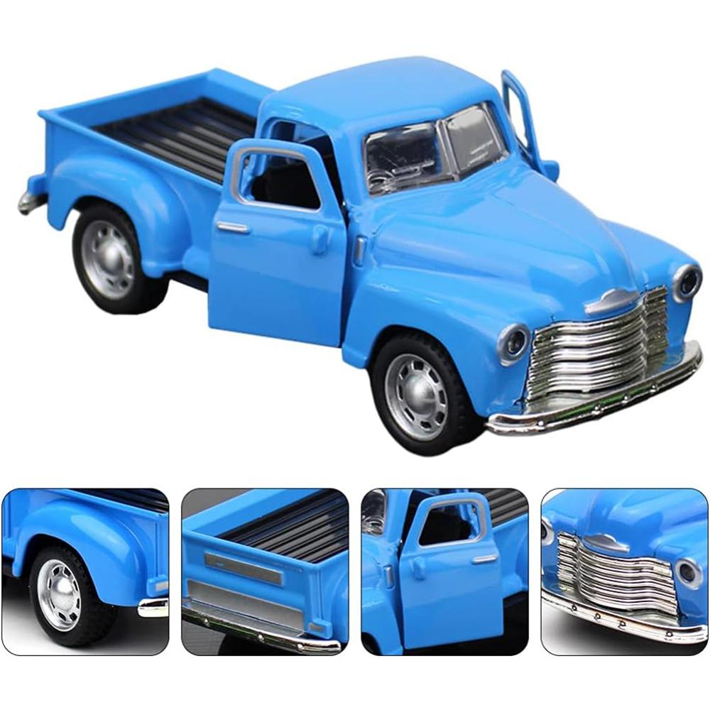 Die-cast Model Toys,Car Alloy Ford Pickup Trucks,Classical Vintage Metal Models,Dining Table Decorations, Home, Car, Office, Children, Gift Sky