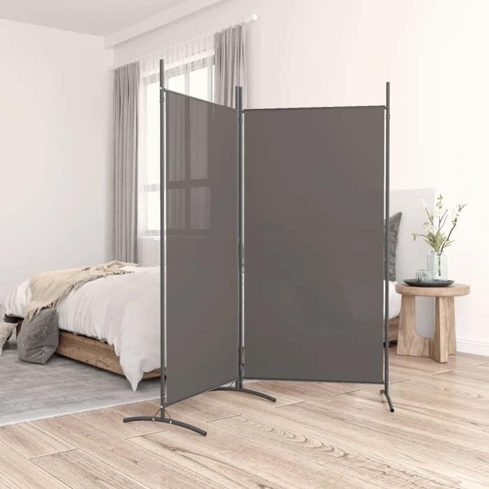 VidaXL Cloison de Séparation 2 Panneaux Séparateur de Pièce Pliable Diviseur Écran d'Intimité Paravent Décoration Salon 350260