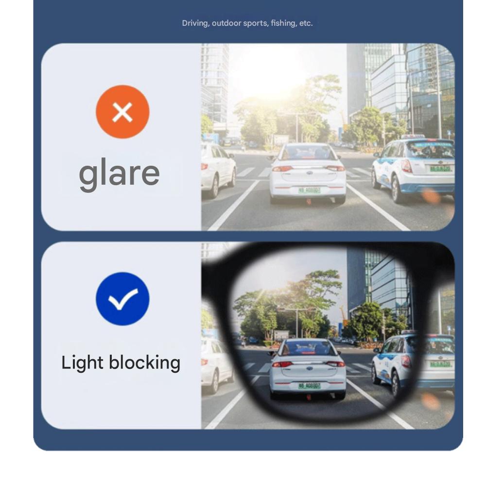 Likedoc unisex UV400 polarized sunglasses to wear over glasses