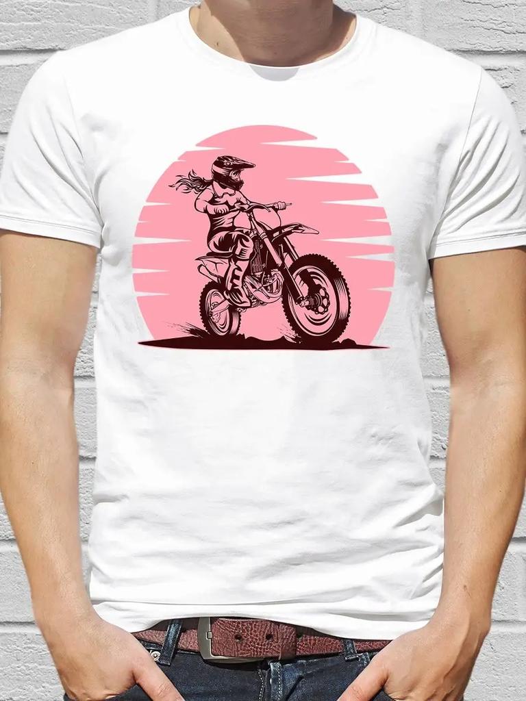 Motorsport print T-shirt
