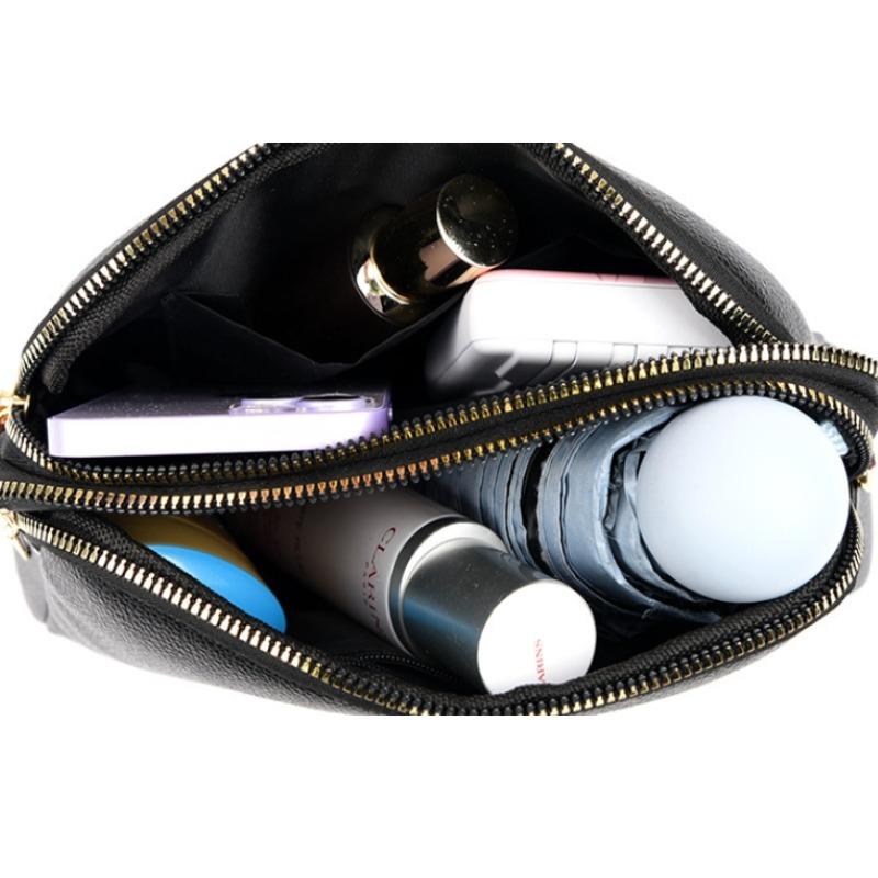 100% originální kůže kabelka přes rameno Dámská kabelka Designová taška s klopou z hovězí kůže Luxusní dámské kabelky Messenger Crossbody pro ženy