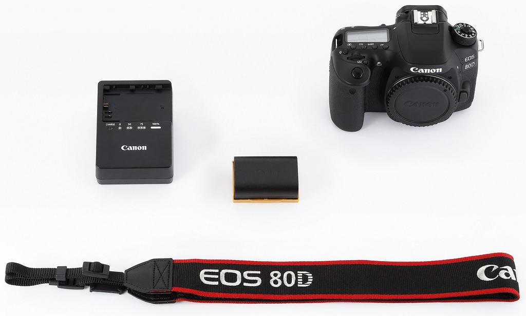 Refurbished Canon EOS 80D Digital SLR Camera, Black