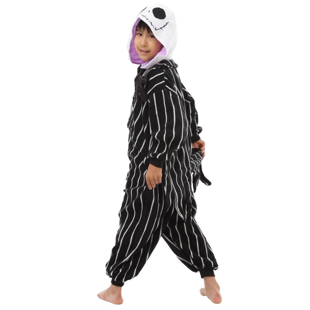 SAZAC Character Fleece Kigurumi, Disney's The Nightmare Before Christmas Jack, 110cm, for Children