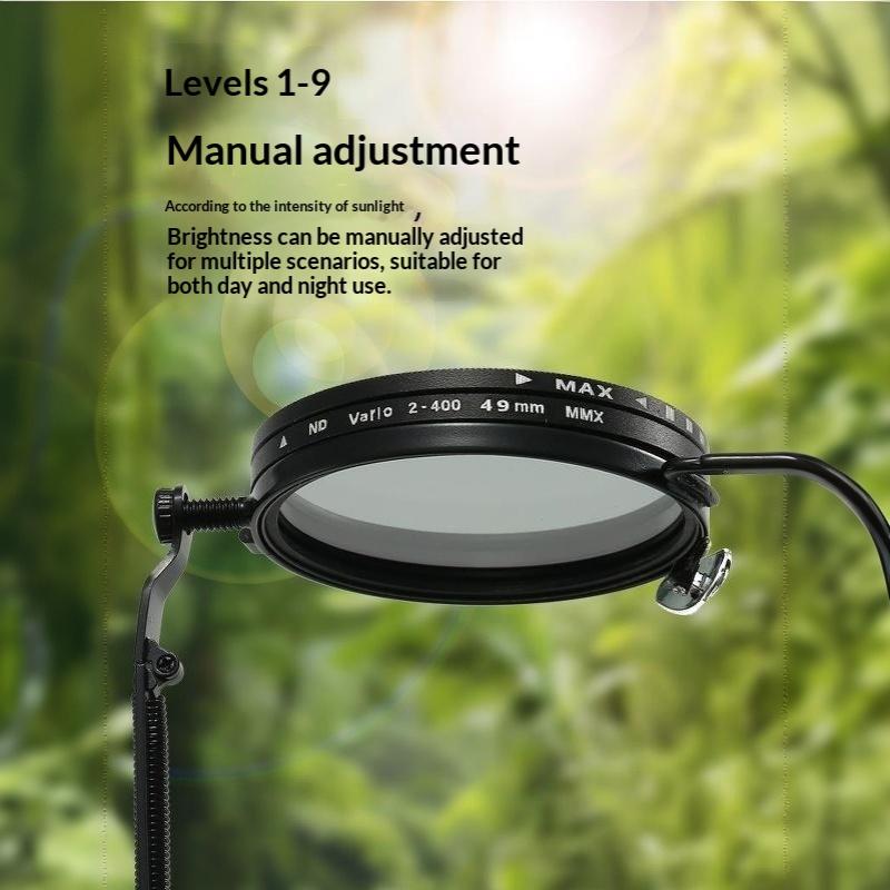 ND Filter Anti-glare Polarised Sunglasses UV400 Lightweight Fishing Eyewear with Portable Case for Travel Hiking