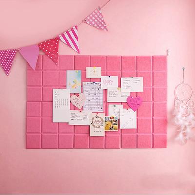 Felt Background Board DIY Puzzle Photo Wall Household Message Board