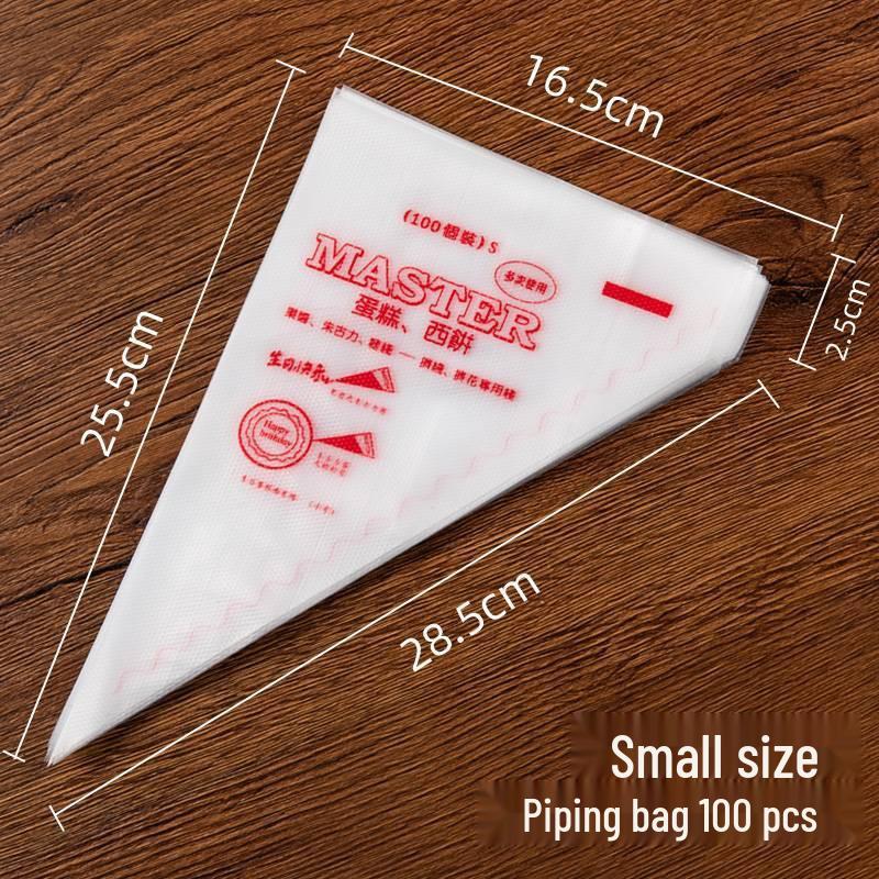 Thick Disposable Icing Bags: Large, Medium, Small - Cake, Cream, and Baby Food Decorating Tools