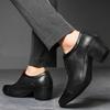 Luxury Classic Men's Genuine Leather Shoes Banquet Dress Shoes Men's Business Shoes High Heel Shoes Pointed Men's Wedding Shoes