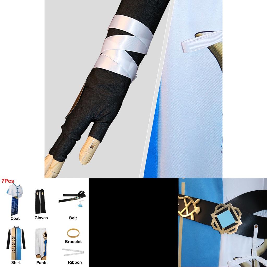 Genshin Impact Chongyun Cosplay Costume Set Perfect For Halloween Comic Con