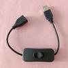 USB Cable with ON/OFF Switch Cord for USB Lamp USB Fan Power Supply Extension