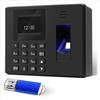 Plastic Fingerprint Attendance Machine Multifunctional Lunch Time Editor  USB Data Manage