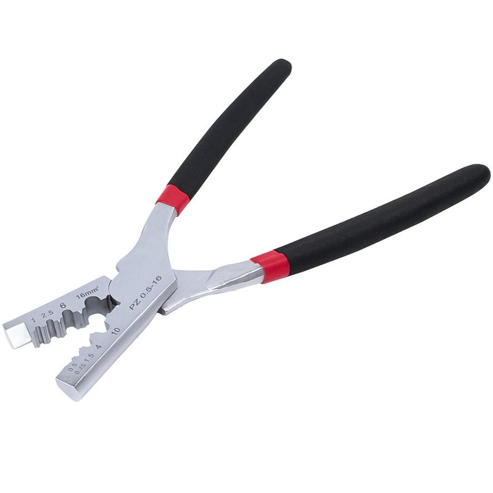 Ergonomic Grip Crimping Pliers For DIY Projects Built-In Cutting Blade Comfortable Handling Efficient Crimping