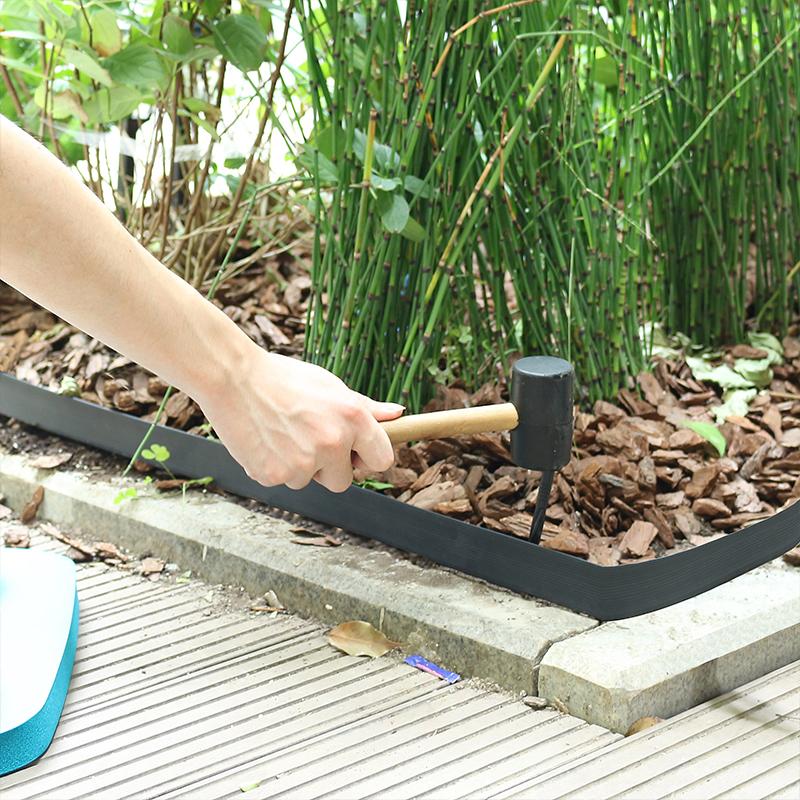 Garden Fence Decoration Buildings Outdoor Border Lawn Edge Panels Isolator Accessories Collars Plastic  Landscaping Edging Tools