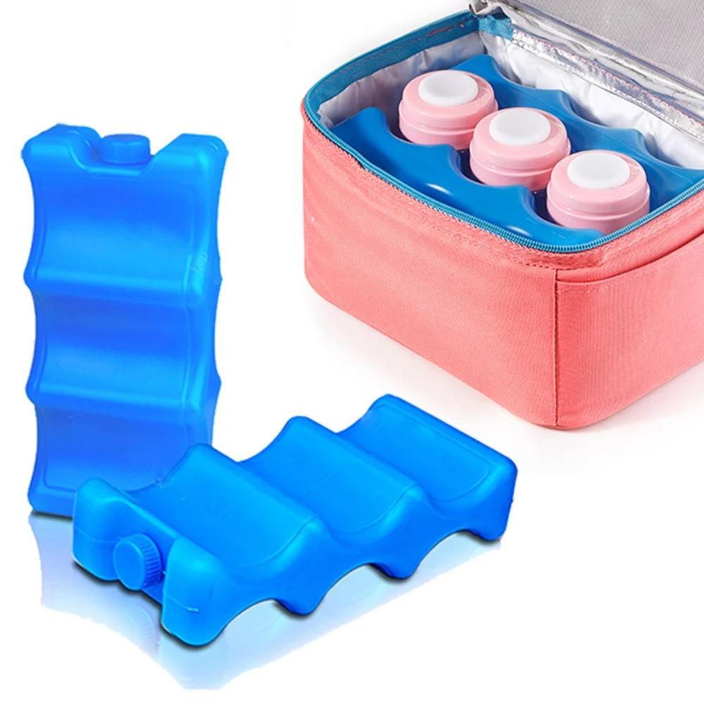 Blue Gel Freezer Ice Blocks 600ml Ice Brick Water Injection Gel Freezer Cooler Pack  Drinks