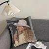 Singer B-Beyonce Cushion Cover Reversible Plush Pillow Cover – For Car, Sofa, Bedroom, Perfect As a Gift.
