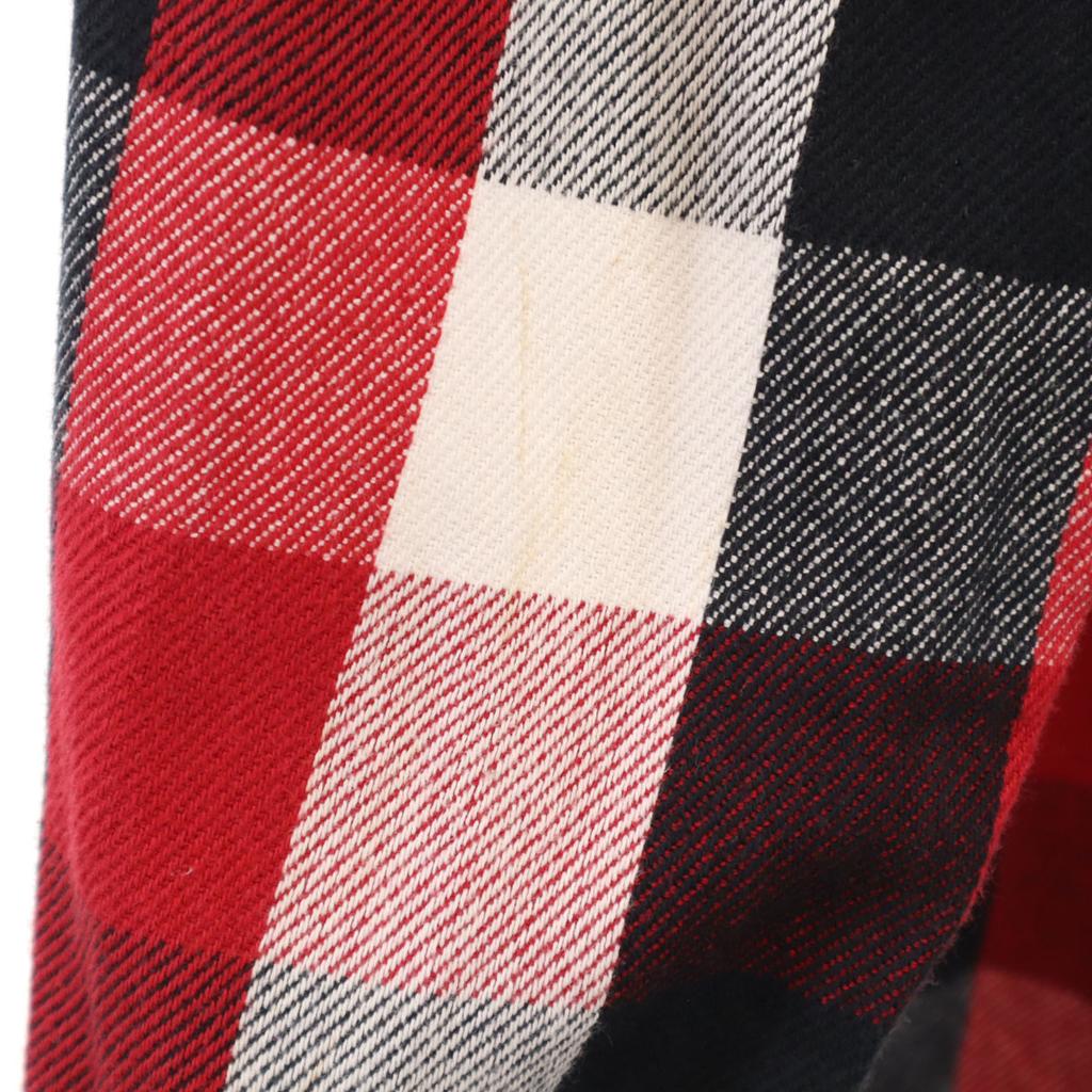 XLARGE Check Pattern Long sleeve Heavyweight Flannel shirt L Red Men's Used