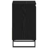 Washbasin Cabinet with Door Black Oak Effect 65 x 33 x 60 cm