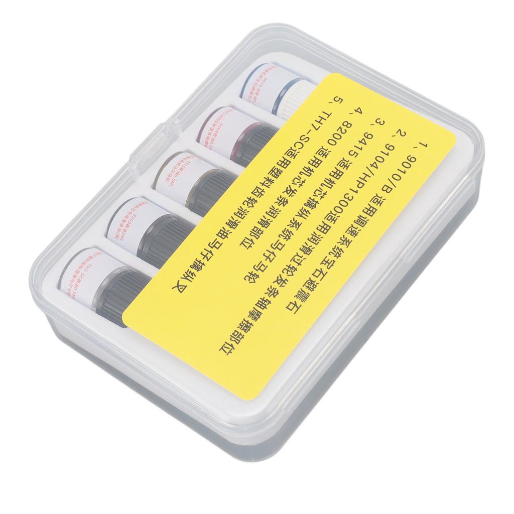 5 peças Relógio Óleo Lubrificante Sintético Ferramenta de Reparo e Manutenção Óleo Mecânico para Relógio com Caneta de Óleo