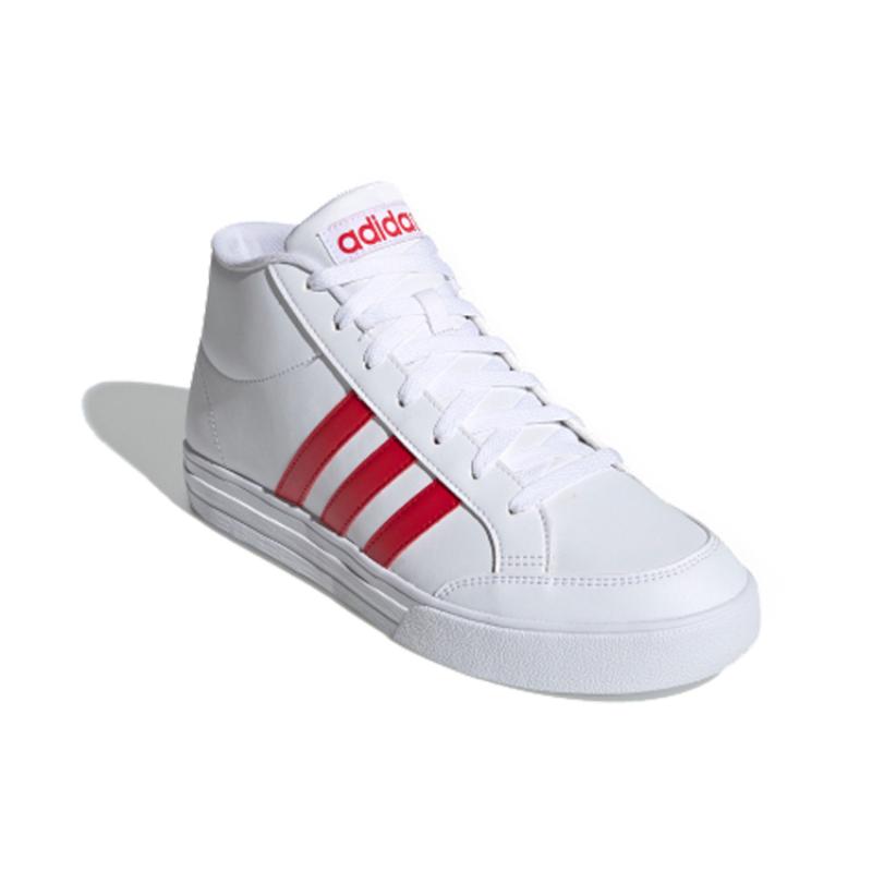 Adidas Neo Vs Set Mid 'White Red' Sneakers FW5673