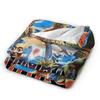Lustige italienische Brainrot-Decke Weich Warm Streetwear Trend Plüsch Bettwäsche Überwürfe Für Heimdekoration Picknick Flanell Tagesdecke Bettbezug