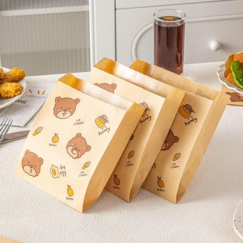 Jiekainuo Oil-Proof Food Wrapping Paper Bags