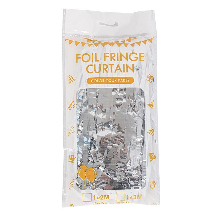 Bright Rain Curtain Background Wall Fringed Rain Curtain Wedding Stage Birthday Party Decorative Rain Curtain