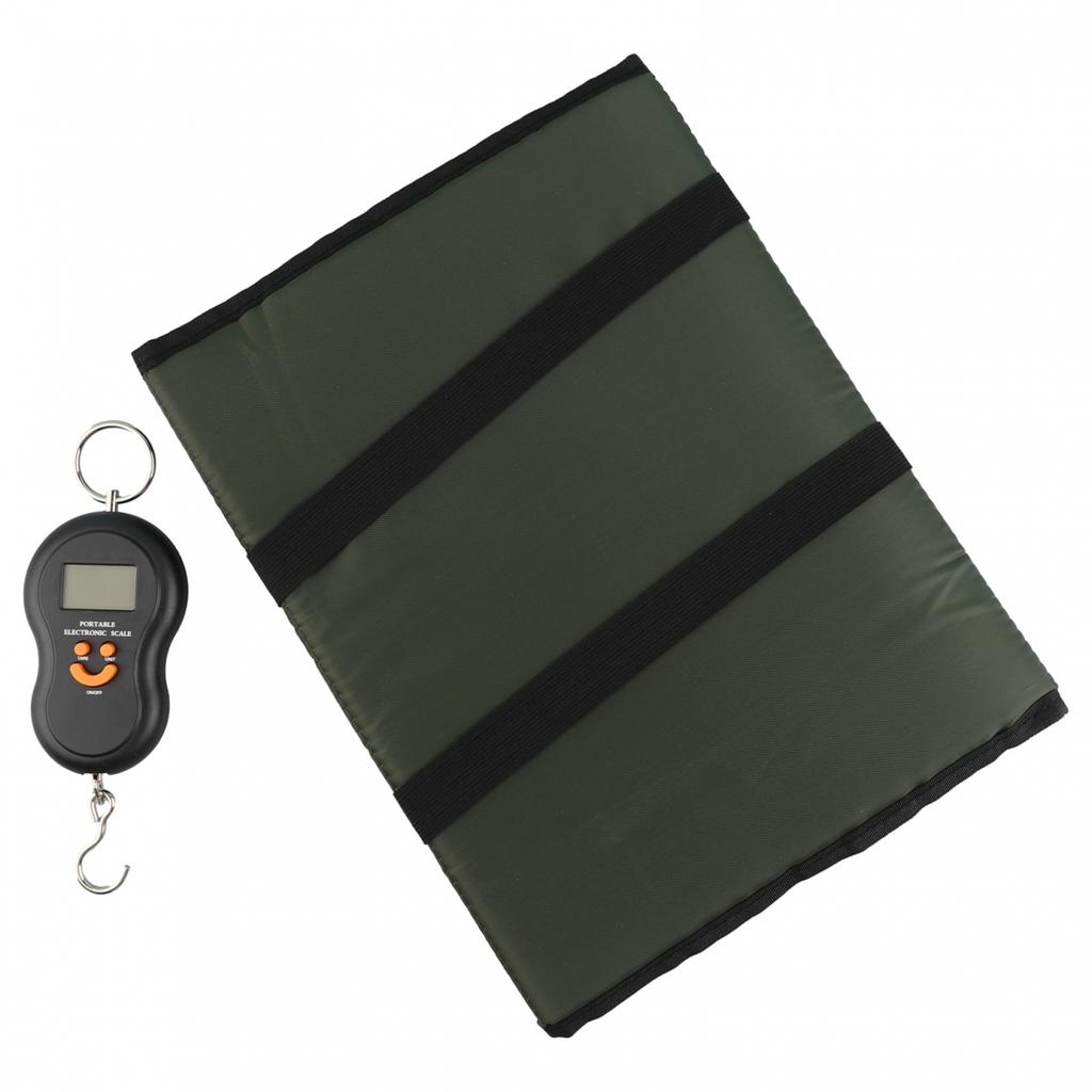 Odháčkovací podložka skládací zelená/černá rybářské náčiní vybavení nástroj