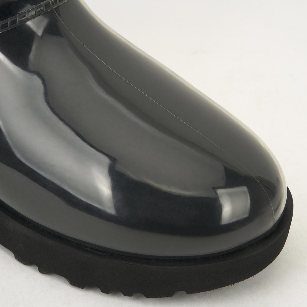 UGG Baskets Mini Classiques Transparentes Noires pour Femmes 1113190-BLK
