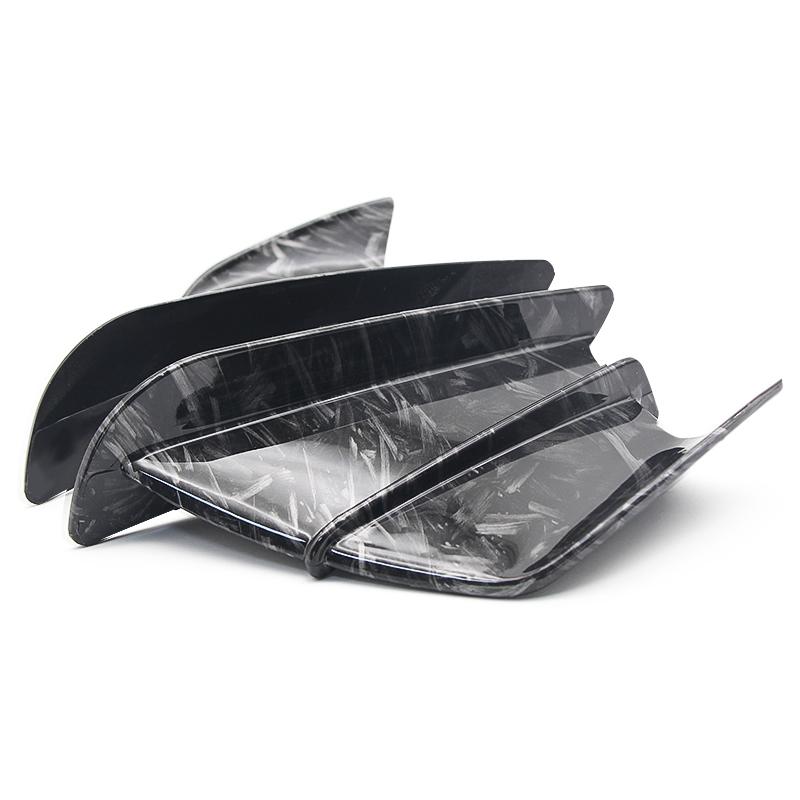 2X Universal Motorcycle Winglet Aerodynamic Spoiler Wing with Adhesive For Yamaha Suzuki Kawasaki Motorcycle Decoration Sticker